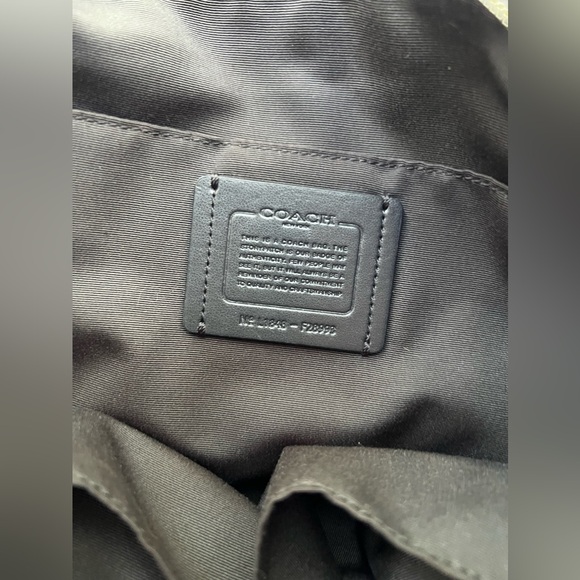 Coach Kelsey Black Leather Crossbody Purse - Picture 8 of 11